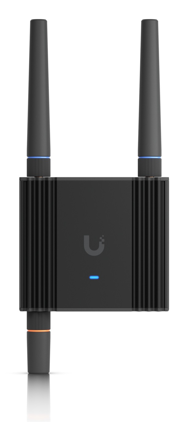 Ubiquiti UMR-Ultra Router di rete cellulare 4G/LTE, Wi-Fi 4, 150Mbps, 2 porte LAN, alimentazione USB-C, montaggio su guida DIN/parete