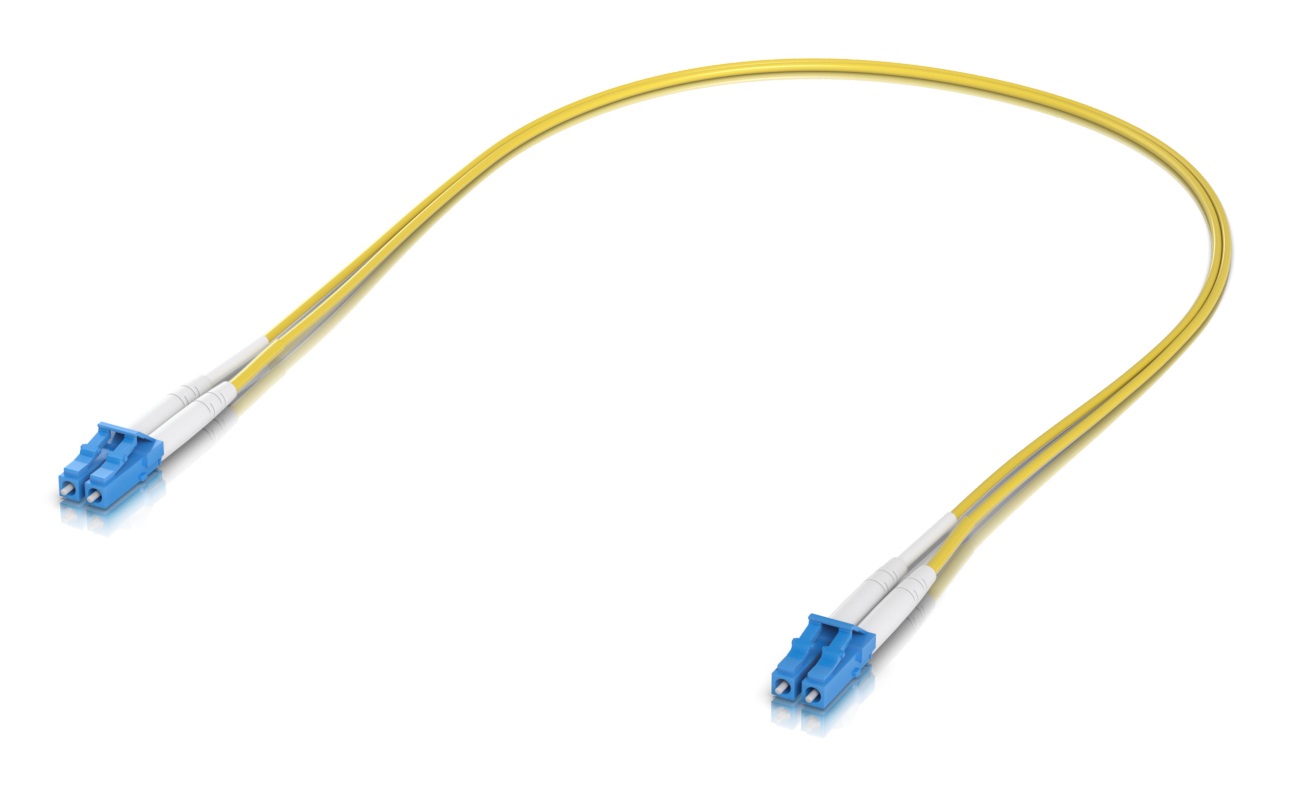 Ubiquiti UACC-OFC-S2-LULU-0.5M-50 Cavo a Fibre Ottiche 0,5 m LC/LC Giallo - InfiniBand, Fino a 100G, 50 Pack, Garanzia 24 Mesi