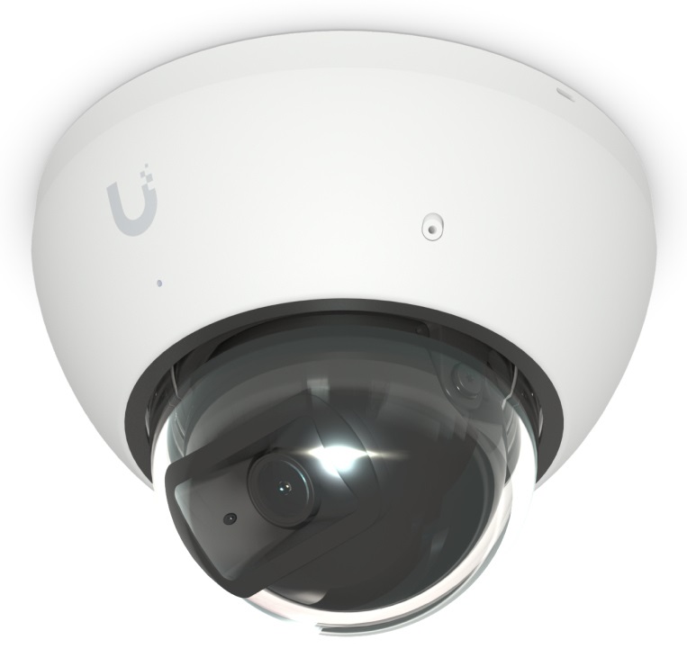 Ubiquiti AI Dome - Telecamera di sicurezza IP 4K Interno ed Esterno, Cablata PoE, Montaggio Soffitto/Muro, Bianco
