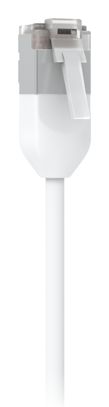 Ubiquiti Cavo di rete Bianco Cat6a 12M - Ultra-sottile, robusto e schermato per esterni, ottimizzato per 10 GbE