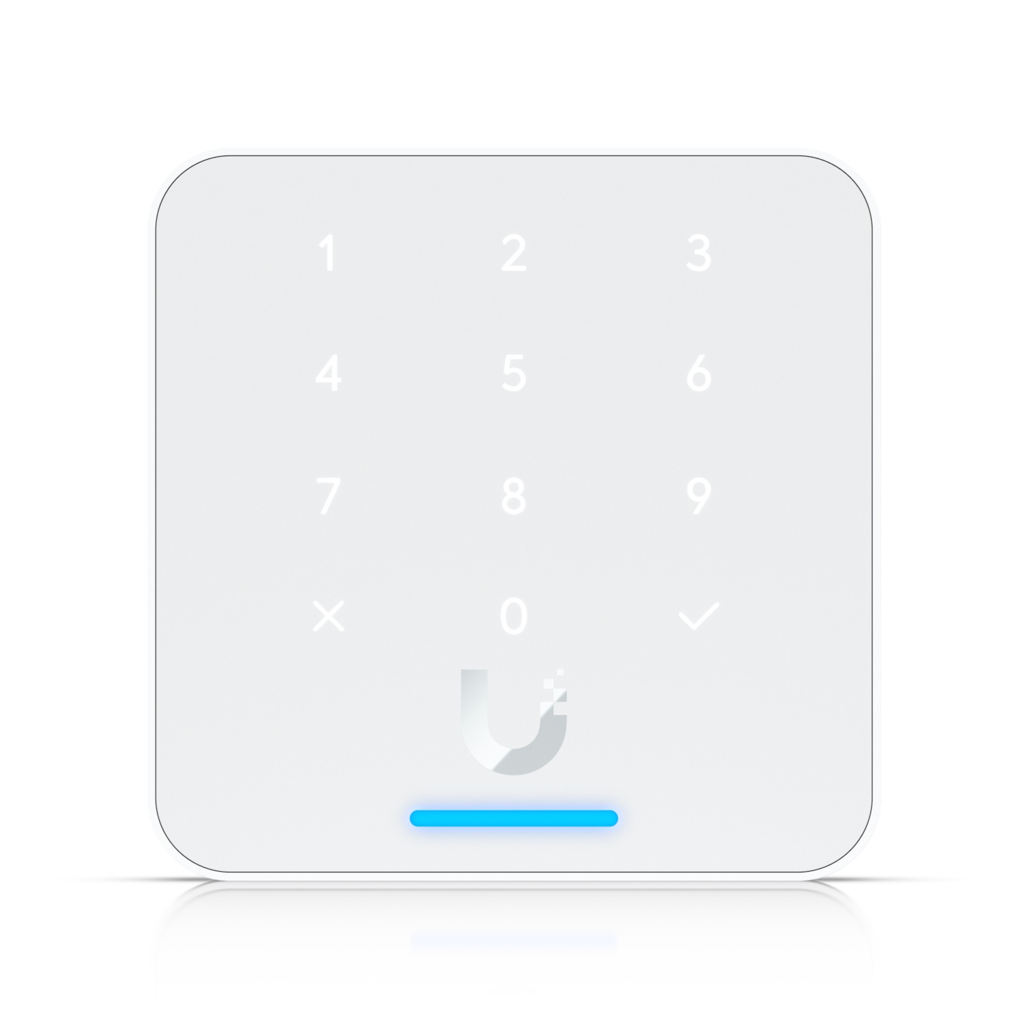 Ubiquiti Reader Flex Lettore di base per il controllo degli accessi NFC con tastiera e supporto Apple Touch Pass - Bianco [UA-G3-Flex-W]