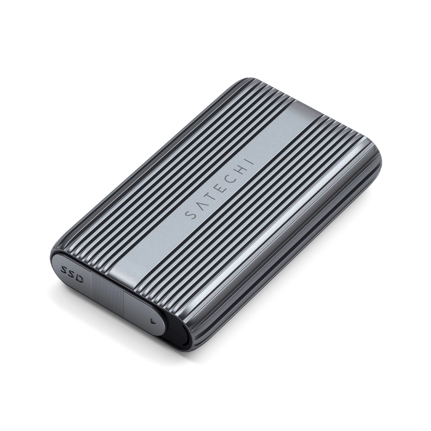 Satechi USB4 NVMe SSD Pro Box Esterno - Alloggiamento SSD M.2, 40 Gbps, Fino a 16 TB, Alluminio e Policabonato, Supporto per SSD 2280/2260/2242 mm