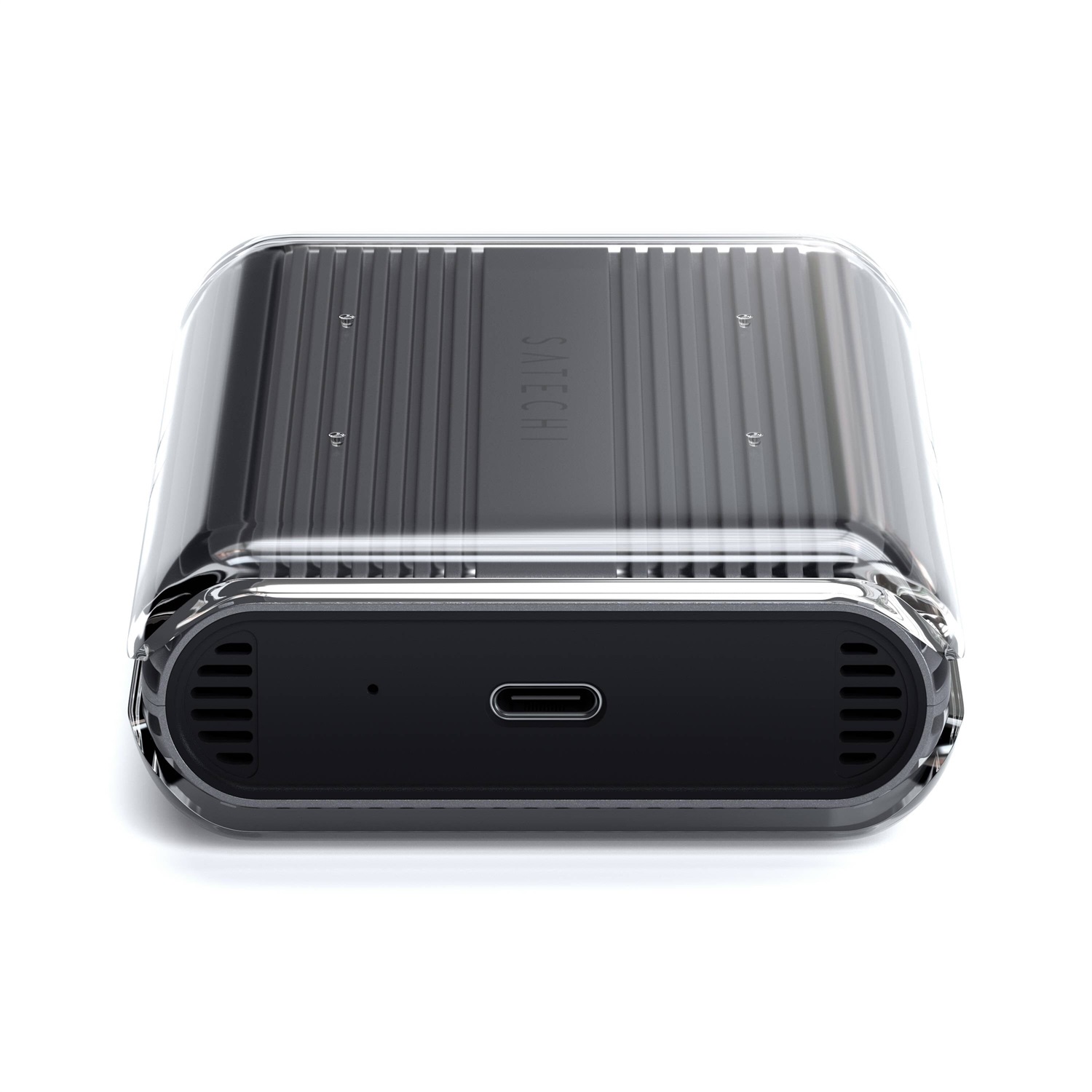 Satechi USB4 NVMe SSD Pro Box Esterno - Alloggiamento SSD M.2, 40 Gbps, Fino a 16 TB, Alluminio e Policabonato, Supporto per SSD 2280/2260/2242 mm