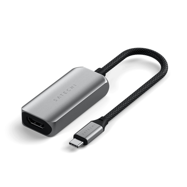 Satechi Adattatore Grafico USB-C a HDMI 2.1 - 8K a 60 Hz, 4K a 120 Hz, HDR, Compatibile con Thunderbolt 3/4