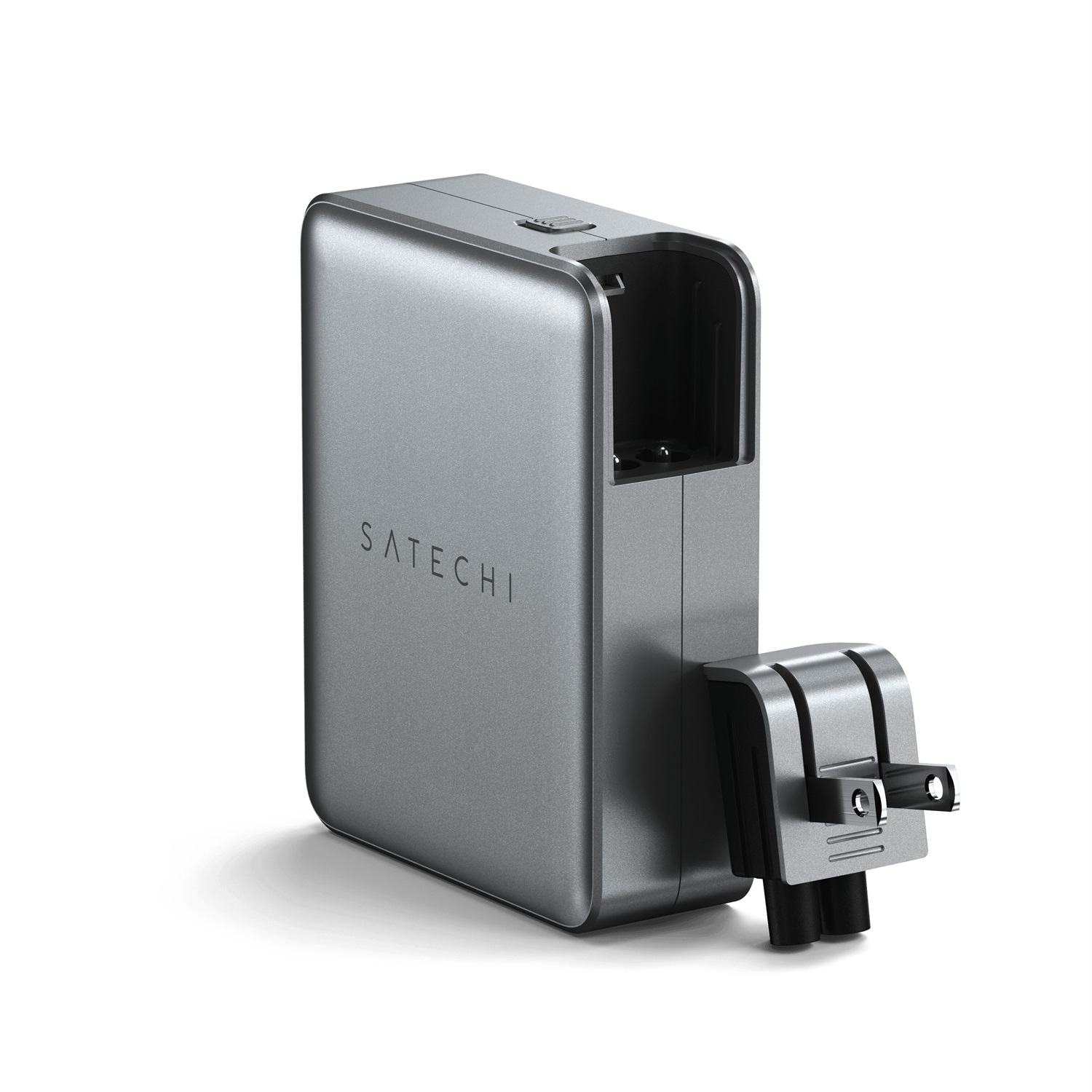 Satechi Caricatore da Viaggio GaN 145W con 4 Porte USB-C (2 PD 3.1 e 2 PD 3.0) - Ricarica Rapida per Apple, Windows e Chrome