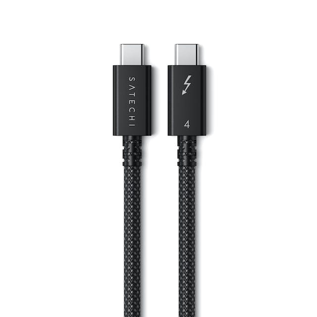 Satechi Cavo USB-C Thunderbolt 4 - 1m, Supporto 8K, Trasferimento Dati 40 Gbps, Ricarica PD 240W