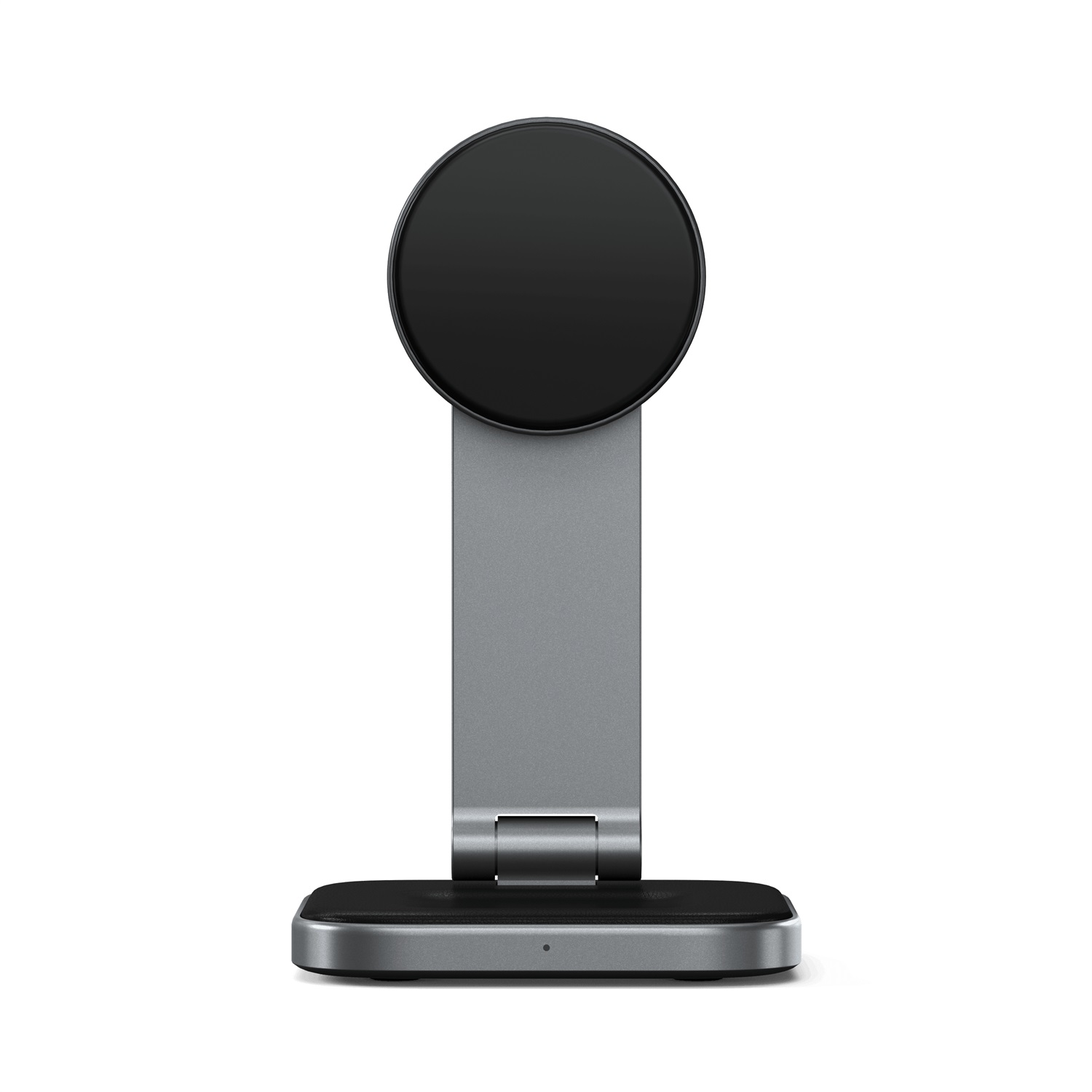 SATECHI Caricatore Wireless 2 in 1, Stand Magnetico Qi2 da 15W, Caricabatterie Pieghevole per iPhone 16/15/14/13/12 e AirPods Pro/4/3/2/1