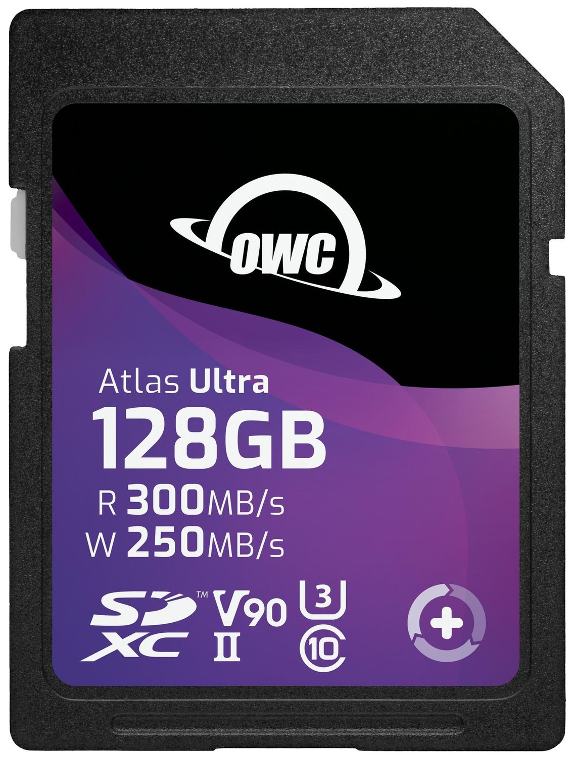 OWC Atlas Ultra 128 GB SDXC UHS-II V90 - Velocità di Lettura 300 MB/s, Scrittura 250 MB/s