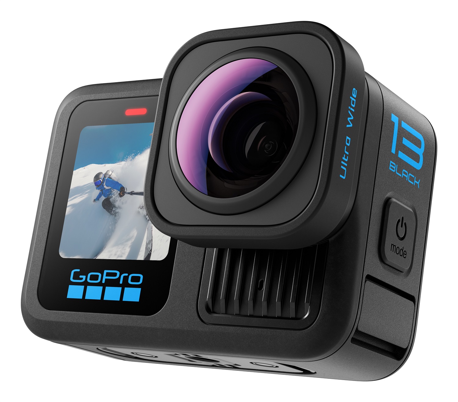 GoPro Obiettivo Ultra Wide Mod per HERO13 Black - Campo visivo di 177°, Stabilizzazione HyperSmooth