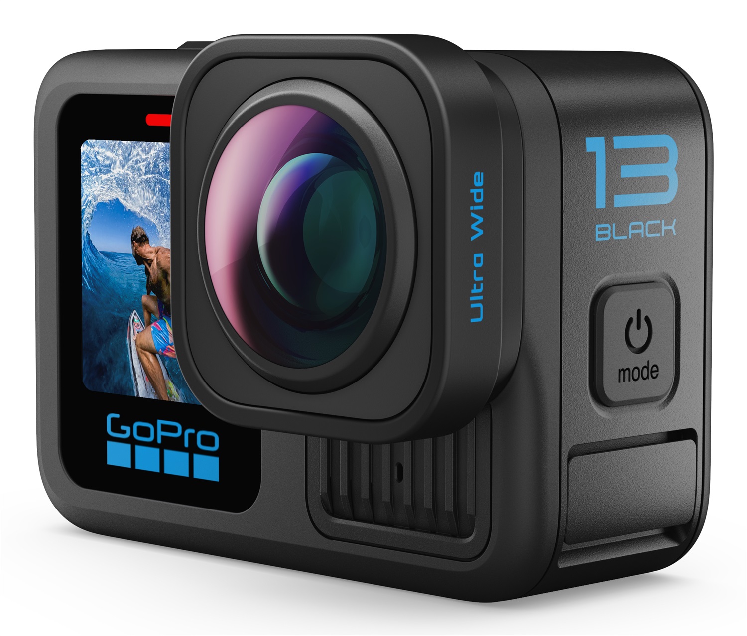 GoPro Obiettivo Ultra Wide Mod per HERO13 Black - Campo visivo di 177°, Stabilizzazione HyperSmooth