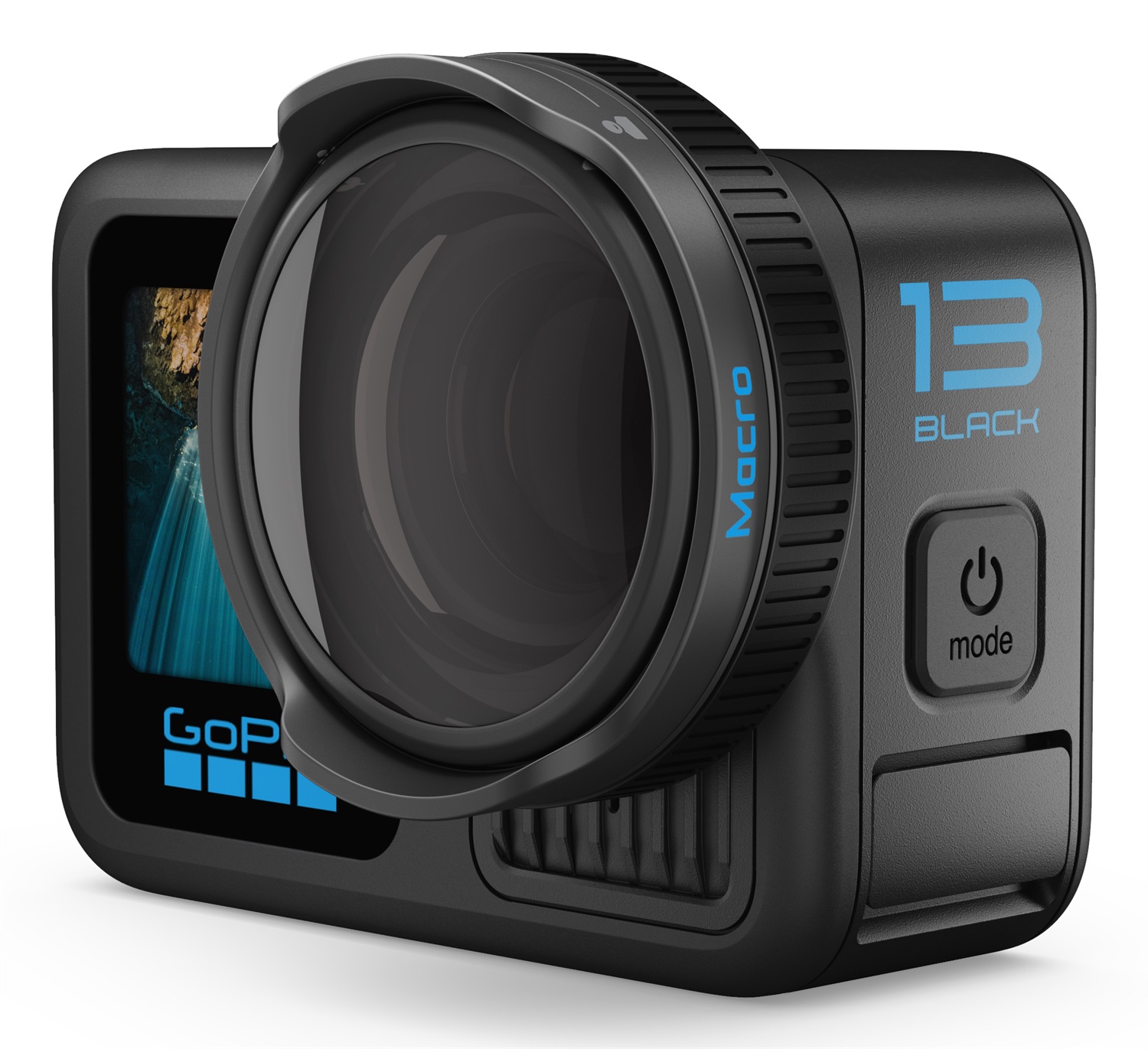 GoPro Mod Obiettivo Macro HERO13 Black - Messa a Fuoco Manuale Variabile, 3-4 Volte Maggiore