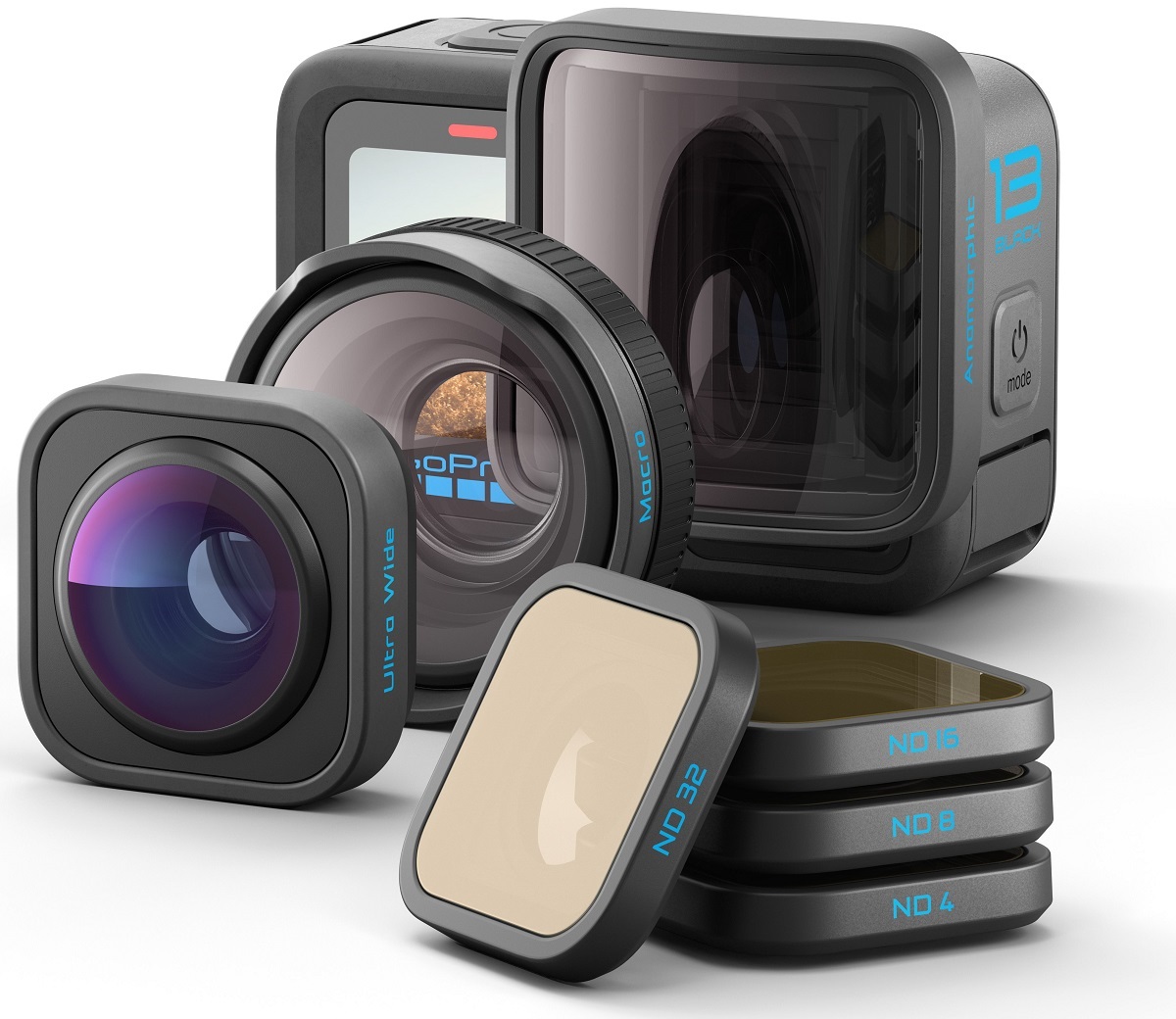 GoPro HERO13 Black - Action Camera 5,3K60 con Design Robusto e Obiettivi HB Compatibili