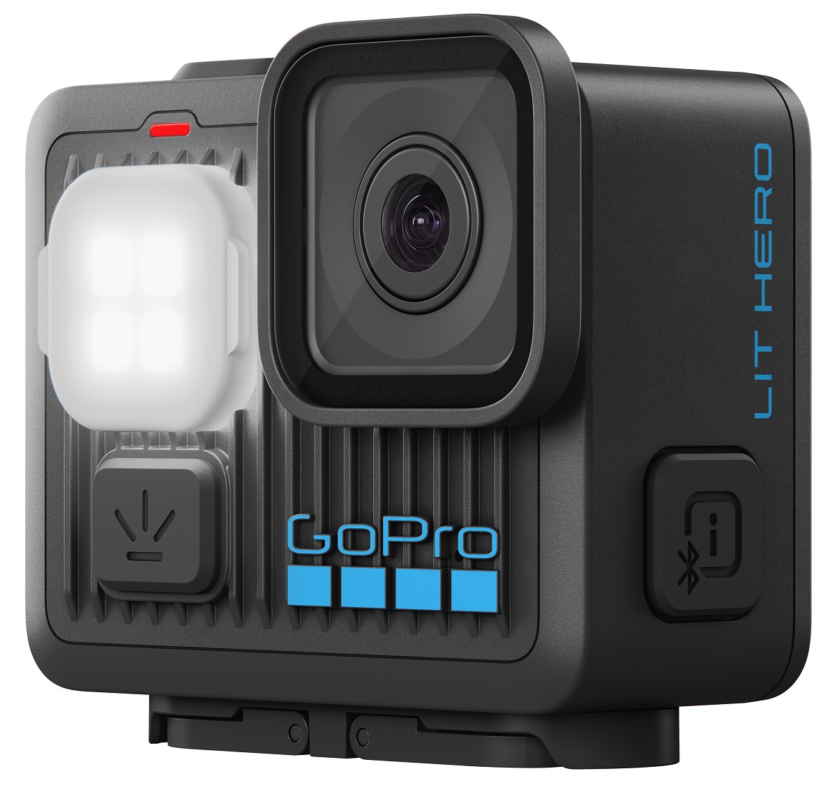 GoPro LIT HERO - Action Camera Impermeabile 4K60 con Luce Integrata, 12 MP, Touch Screen e Stabilizzazione HyperSmooth