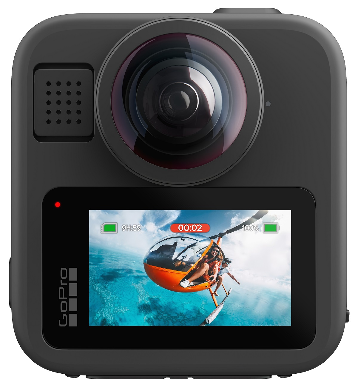 GoPro MAX2 - Action Camera Impermeabile a 360° con Risoluzione 8K Ultra HD, 29,5 MP, Stabilizzazione HyperSmooth e Touch Screen