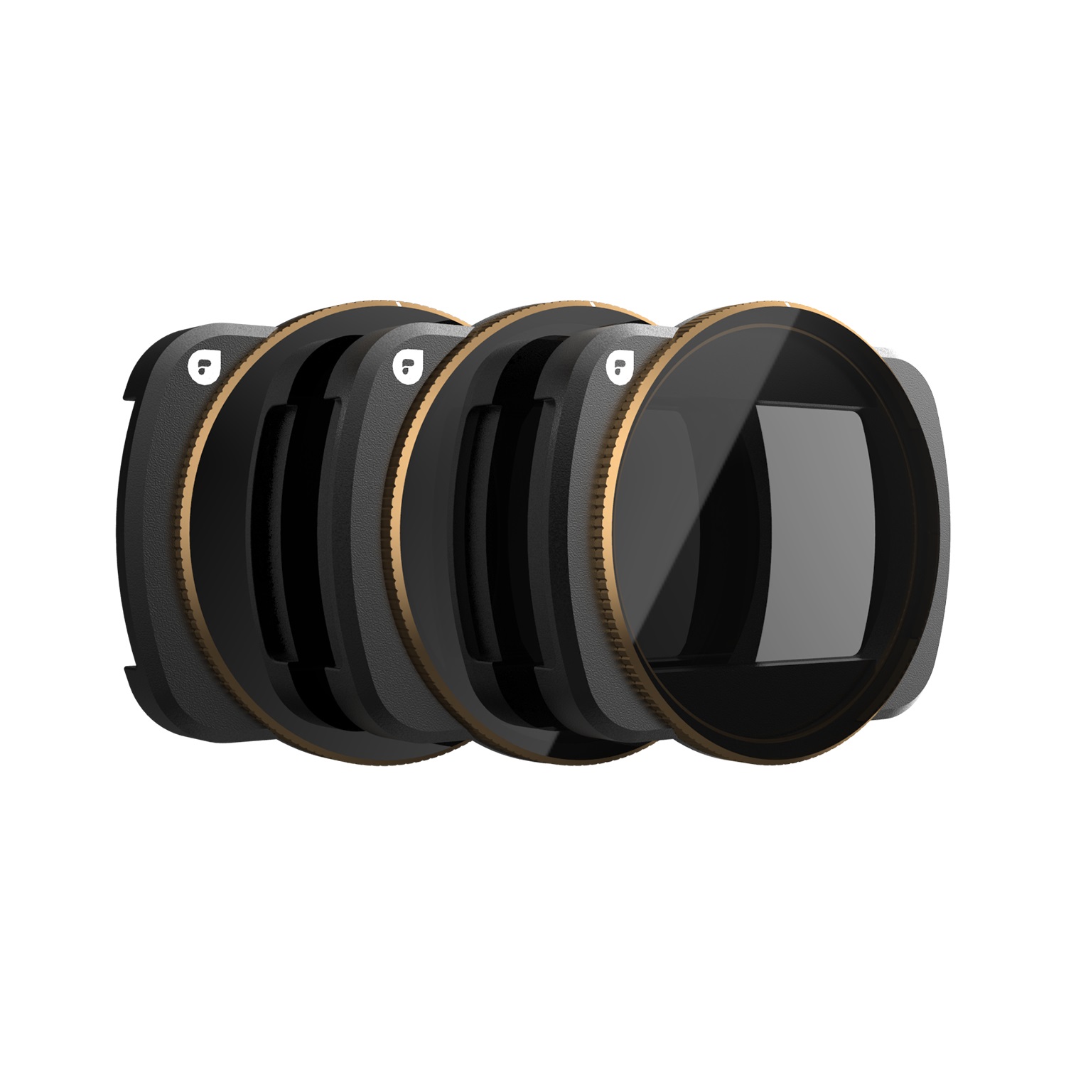 PolarPro DJI Osmo Pocket 3 - Set di filtri Vivid Collection (ND8/PL, ND32/PL, ND128/PL) con custodia protettiva e telaio in alluminio
