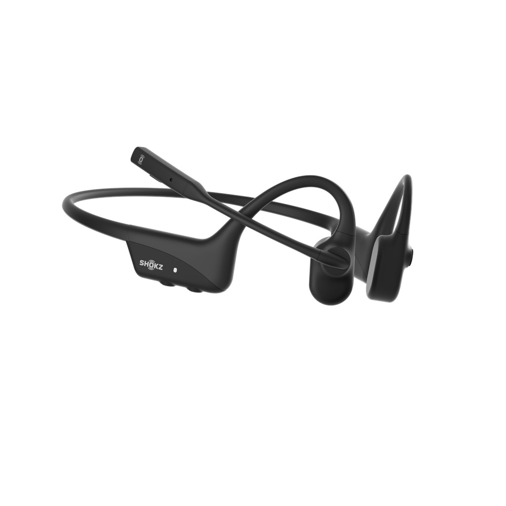 SHOKZ C120-AA-BK Auricolare Wireless Bluetooth OpenComm2 UC per Ufficio - Nero, 35 g, con Microfono a Cancellazione del Rumore
