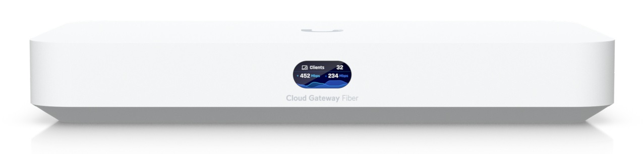 Ubiquiti UCG-Fiber Gateway Controller 30W - 10Gbit/s, 4x 2.5GbE RJ45, 2x SFP , Bianco