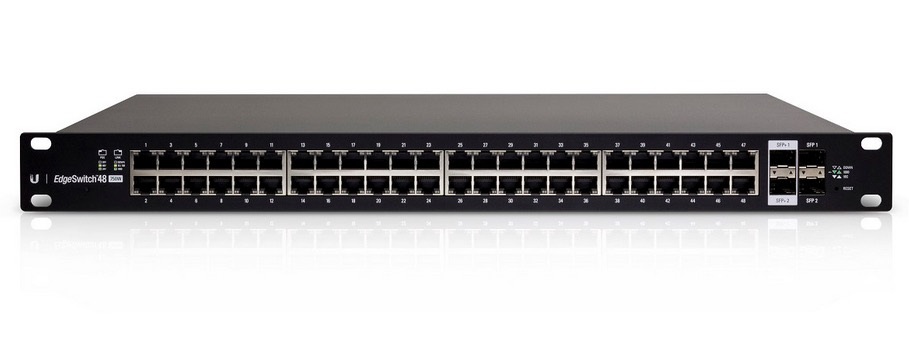 Ubiquiti ES-48-500W Switch di Rete Gestito L2/L3 con 48 Porte Gigabit Ethernet (10/100/1000), Supporto Power over Ethernet (PoE), Montaggio Rack 1U