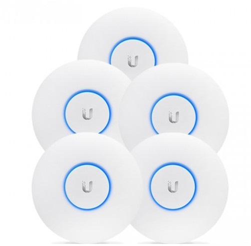 Ubiquiti UAP-AC-PRO-5 Access Point WLAN Dual Band 1300 Mbit/s - Kit da 5 pz Bianco
