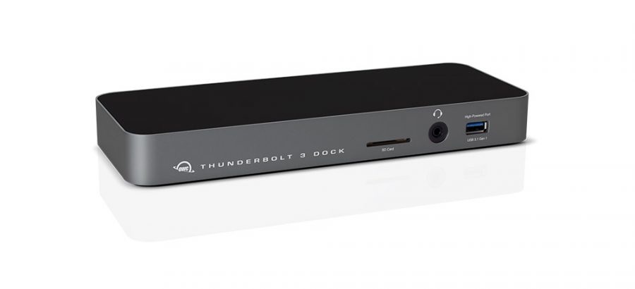 OWC OWCTB3DK14PSGG Dock Thunderbolt 3 a 14 Porte con Cavo, Compatibile con PC Windows e Mac, Grigio Siderale