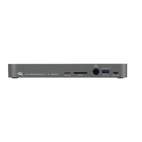 OWC OWCTB3DK14PSGG Dock Thunderbolt 3 a 14 Porte con Cavo, Compatibile con PC Windows e Mac, Grigio Siderale