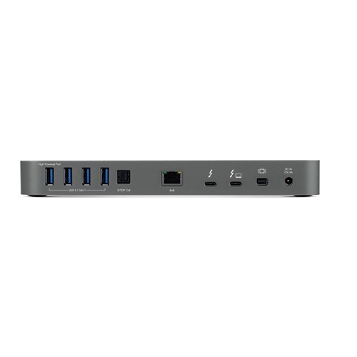 OWC OWCTB3DK14PSGG Dock Thunderbolt 3 a 14 Porte con Cavo, Compatibile con PC Windows e Mac, Grigio Siderale