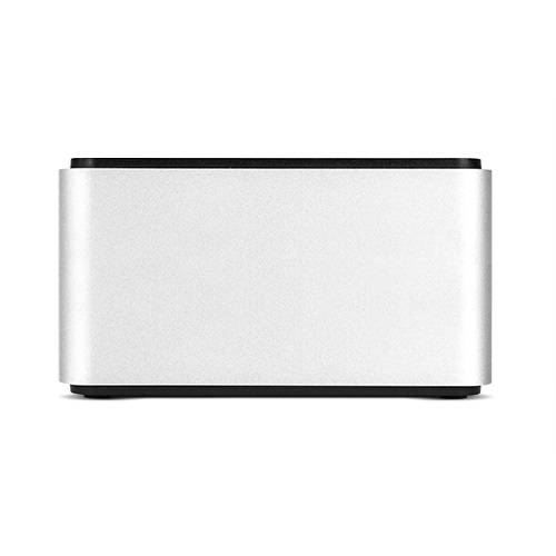 OWC OWCTCDRVDCK Docking Station per HDD/SSD USB 3.2 Gen 2 Type-C, Dual Drive Bay, Compatibile con Mac e PC, Nero e Argento