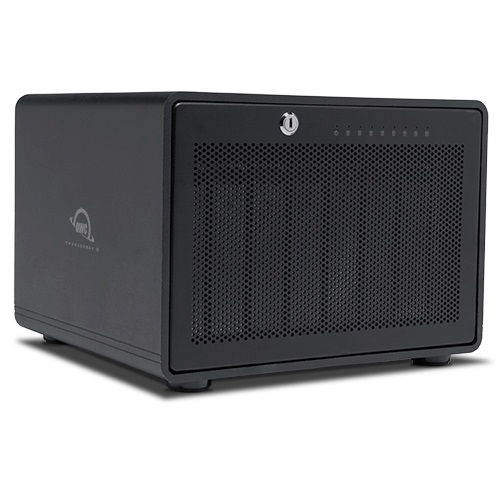 OWC ThunderBay 8 - Box Esterno Nero, 8-Bay Thunderbolt 3 Storage Enclosure, RAID Ready, 0 TB