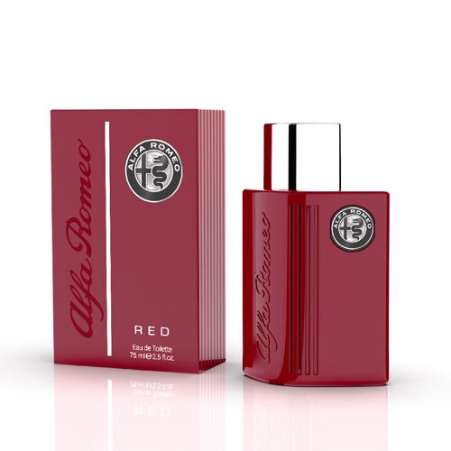 Alfa Romeo Red Eau de Toilette 75 ml - Fragranza Vivace per Uomo con Pepe Rosa e Ananas