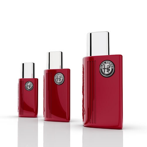 Alfa Romeo Red Eau de Toilette 75 ml - Fragranza Vivace per Uomo con Pepe Rosa e Ananas