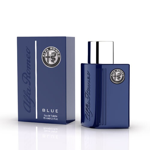Alfa Romeo Blue Eau De Toilette Uomo 75 ml - Fragranza Fresca e Energizzante con Accenti Marini