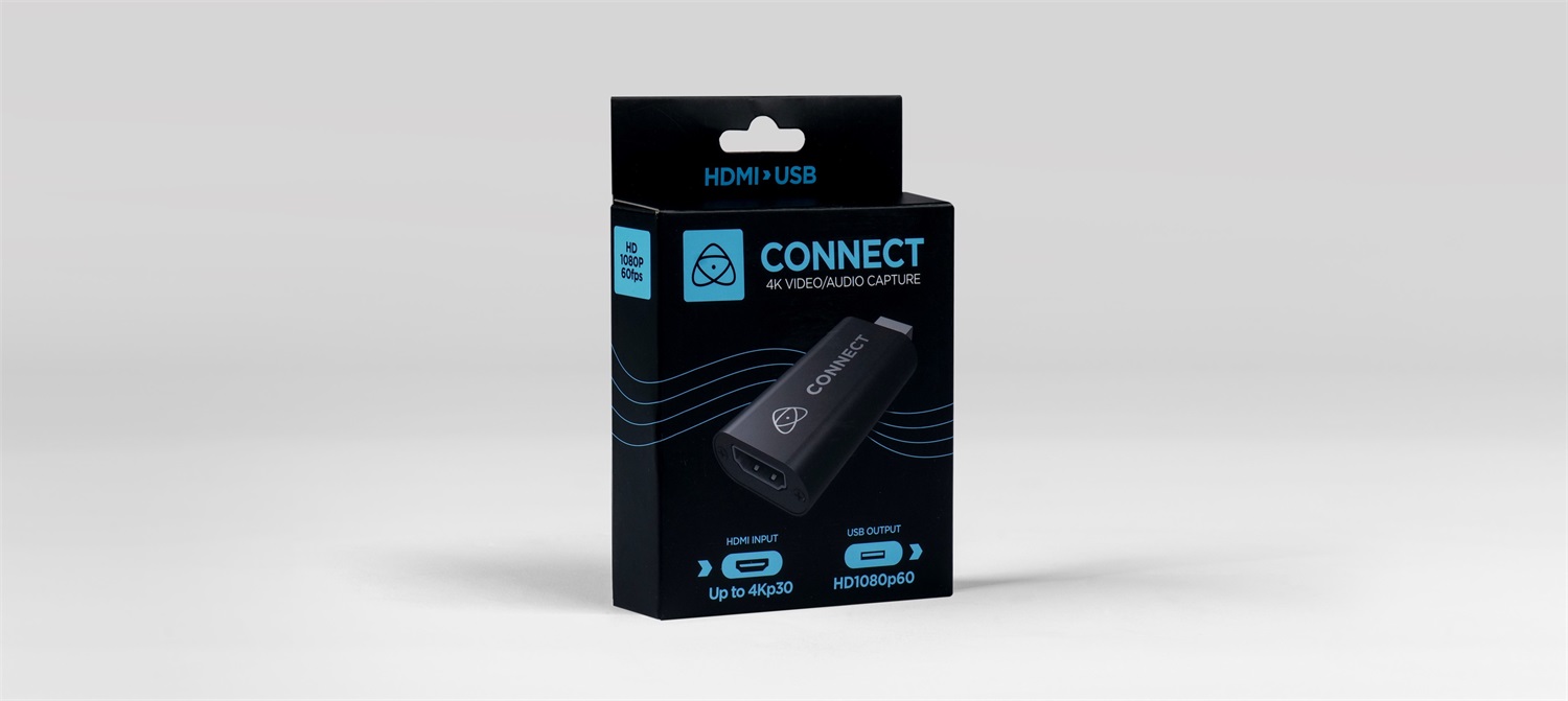 Atomos Connect 4K - Dispositivo di Acquisizione Video e Audio HDMI a USB per Live Streaming