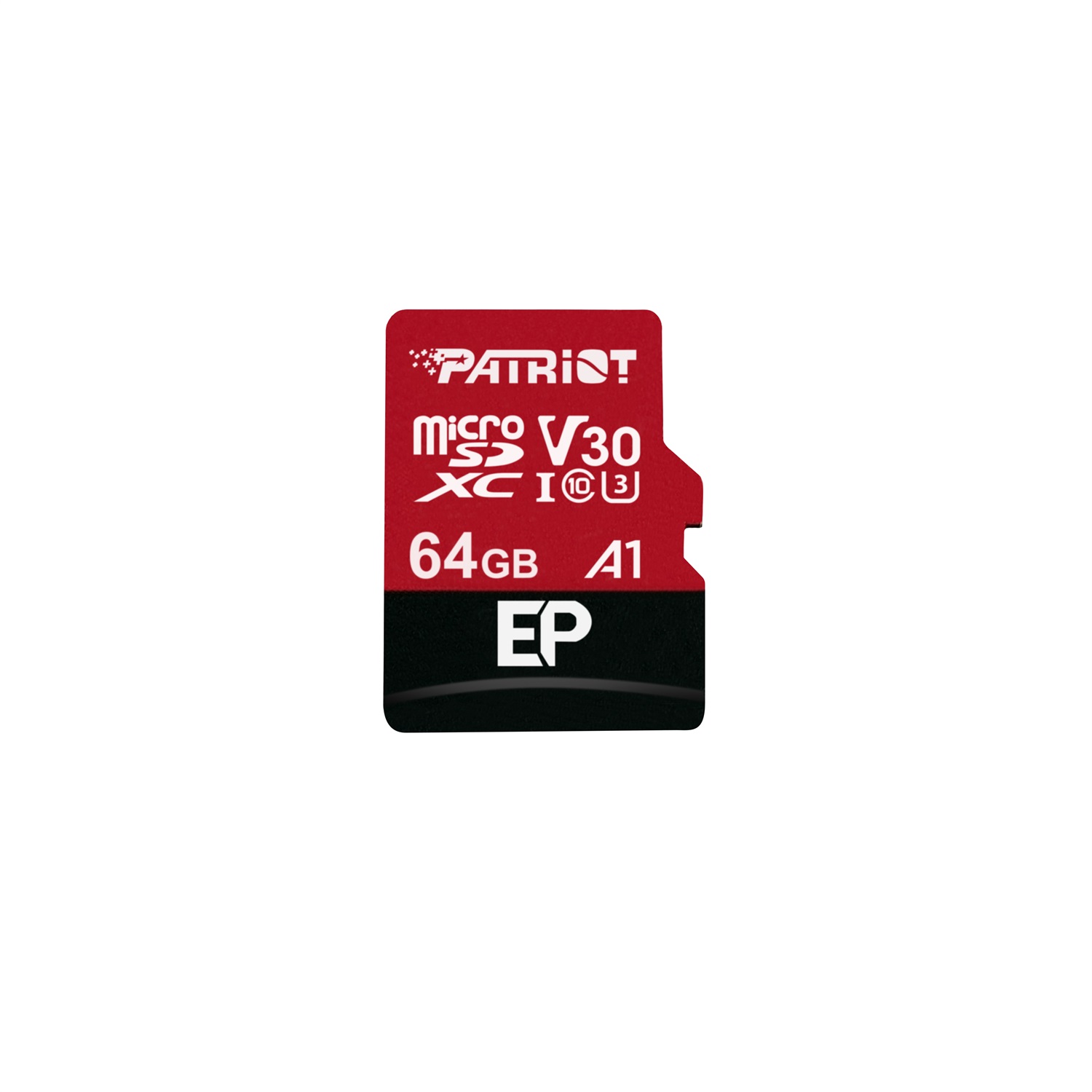 Patriot Memory PEF64GEP31MCX - Memoria Flash 64 GB MicroSDXC Classe 10, Velocità di Lettura 100 MB/s, Scrittura 80 MB/s, Classe di Velocità UHS 3, Ideale per Android e Video 4K