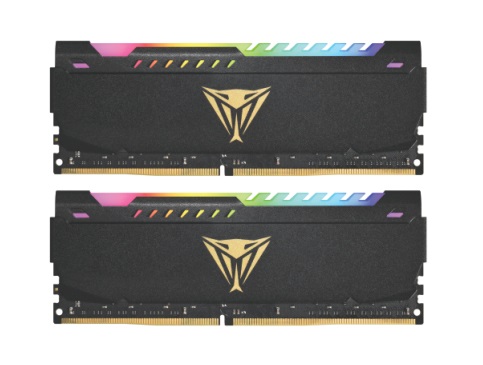 Patriot Memory Viper Steel RGB 32GB (2x16GB) DDR4 3600MHz CL18 - Kit RAM con Heatshields in Alluminio
