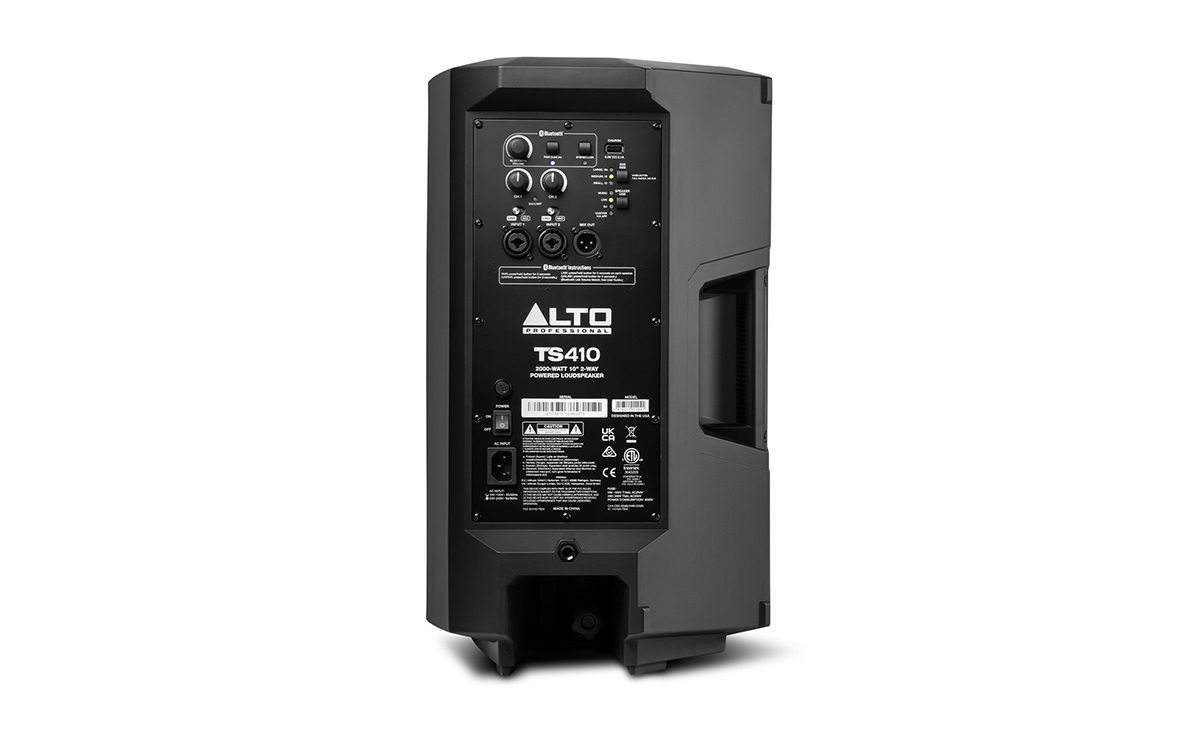 Alto Professional TS410 - Cassa Attiva PA Amplificata 2000W con Bluetooth, Mixer a 3 Canali, Speaker Link Wireless, DSP e App