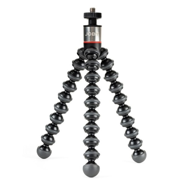 Joby GorillaPod 325 JB01505-BWW Treppiede per Fotocamera - Nero/Antracite, Testa a Sfera Inclinabile a 90°, Leggero e Flessibile