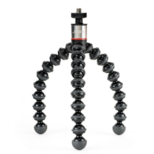 Joby GorillaPod 325 JB01505-BWW Treppiede per Fotocamera - Nero/Antracite, Testa a Sfera Inclinabile a 90°, Leggero e Flessibile