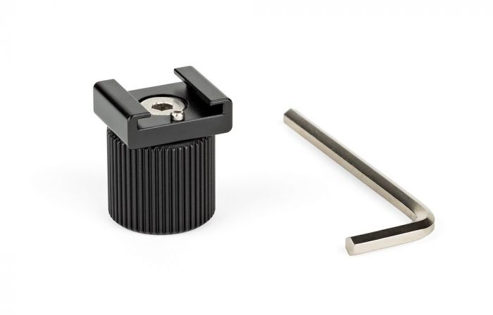 Joby Cold Shoe PRO Nero - Adattatore per Accessori in Alluminio e Acciaio Inossidabile