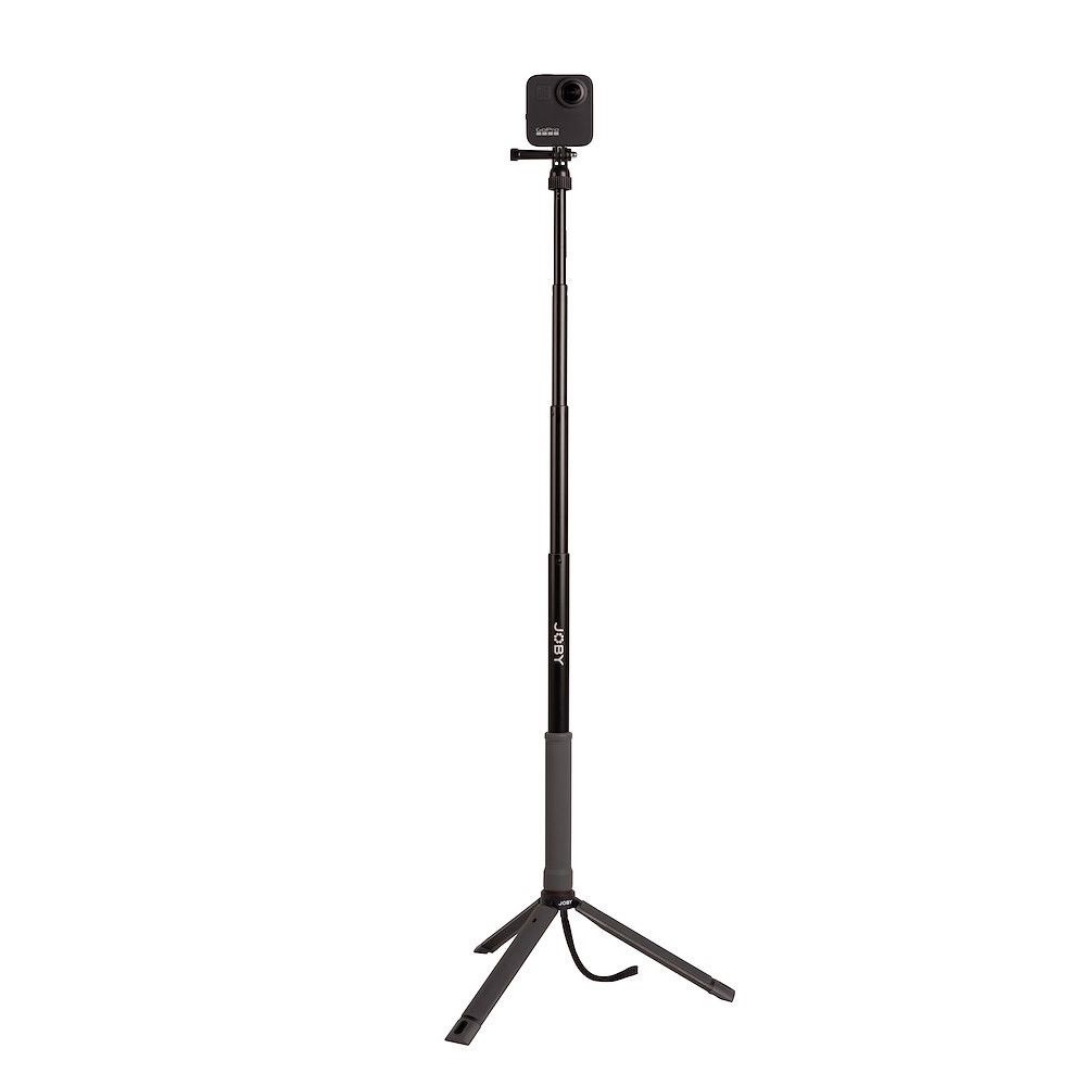 Joby TelePod Sport - Treppiede Impermeabile Estensibile per Action Camera e Smartphone, Ideale per Vlogging e Creazione di Contenuti