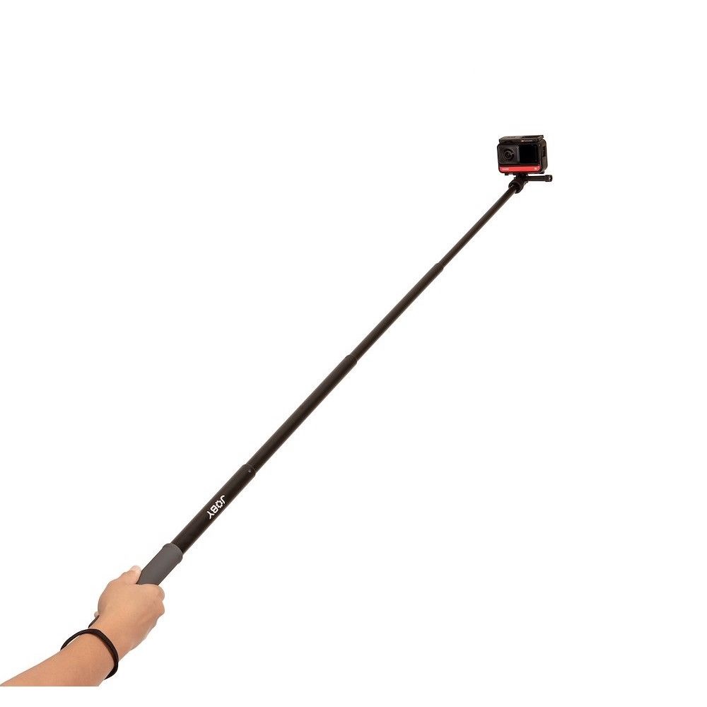 Joby TelePod Sport - Treppiede Impermeabile Estensibile per Action Camera e Smartphone, Ideale per Vlogging e Creazione di Contenuti
