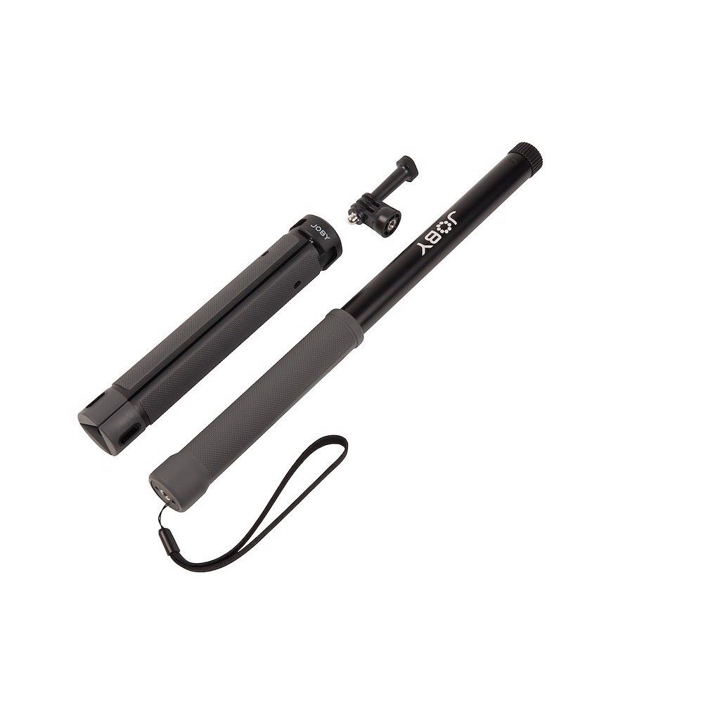 Joby TelePod Sport - Treppiede Impermeabile Estensibile per Action Camera e Smartphone, Ideale per Vlogging e Creazione di Contenuti