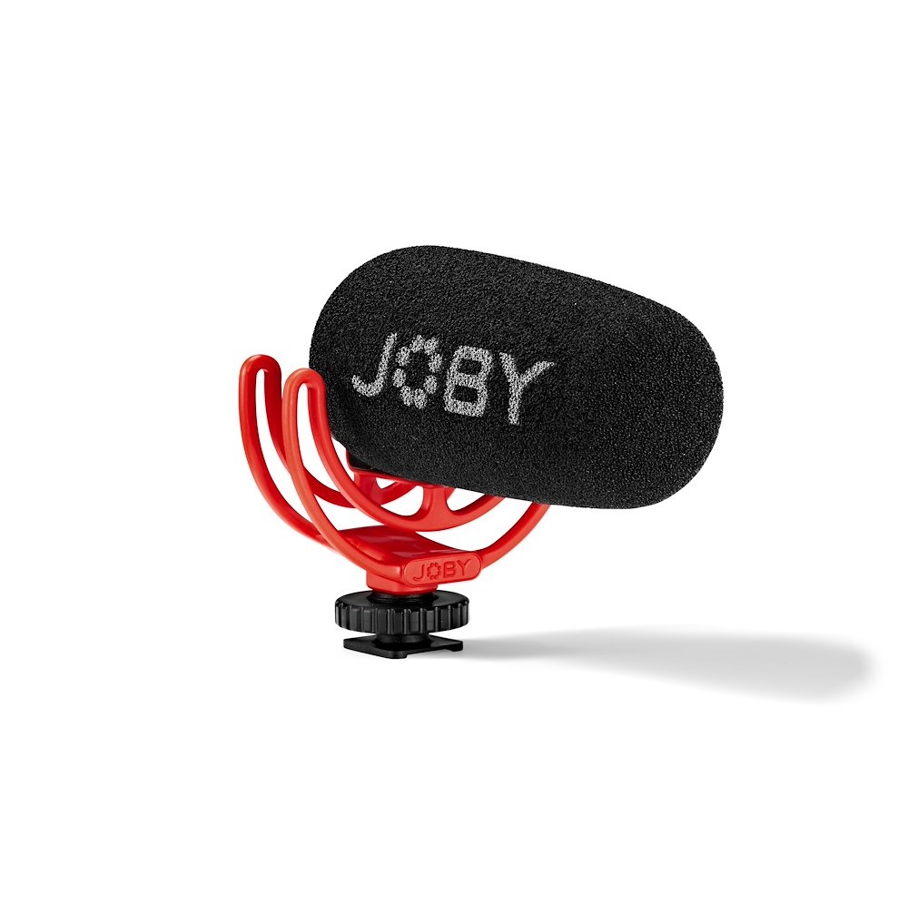 JOBY Wavo Microfono Compatto Supercardioide On-Camera con Supporto Antivibrazione Rycote Duo-Lyre per Smartphone e Mirrorless - Ideale per Vlogging, Live Streaming e Content Creators