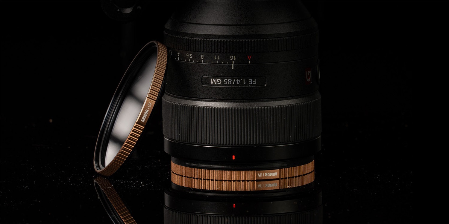 PolarPro Armor UV 82 mm - Filtro a raggi ultravioletti (UV) in vetro temperato, 4 volte più forte del vetro standard, trasmissione 99%