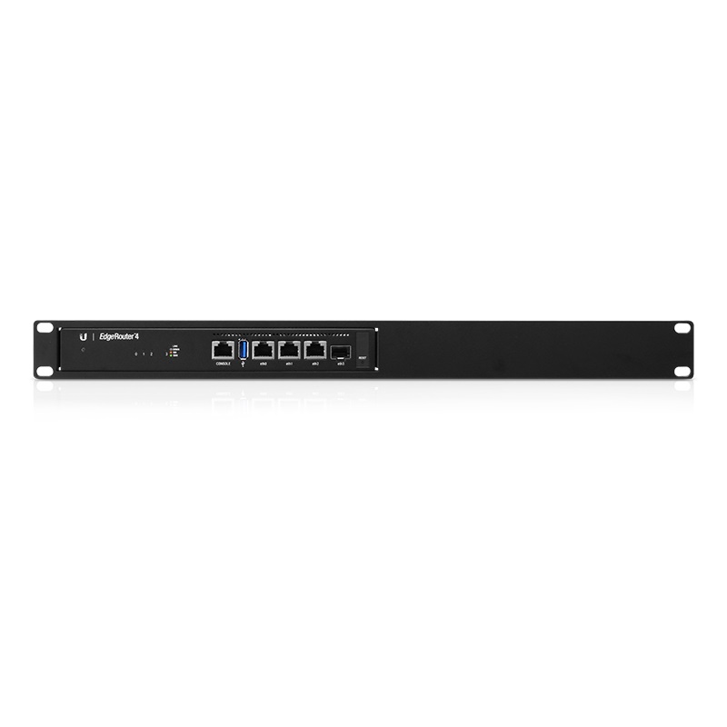 Ubiquiti EdgeRouter 4 Router Cablato Gigabit Ethernet Nero - 1000 Mbps, USB 3.2, Quad-Core