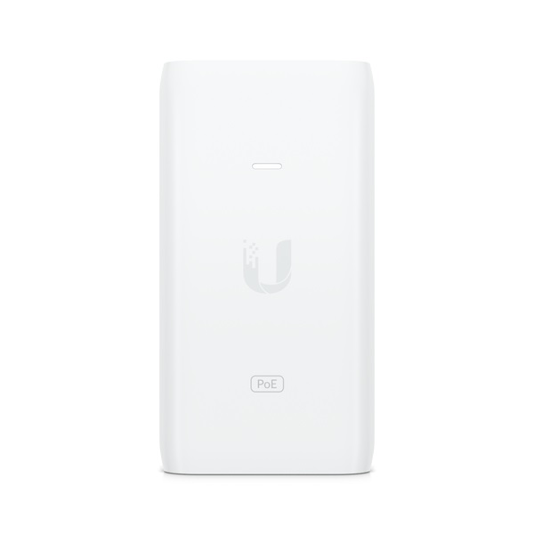 Ubiquiti U-POE-AF Adattatore PoE e Iniettore Gigabit Ethernet 48V, 1000 Mbit/s, fino a 15W, Certificato CE, FCC, IC, UL