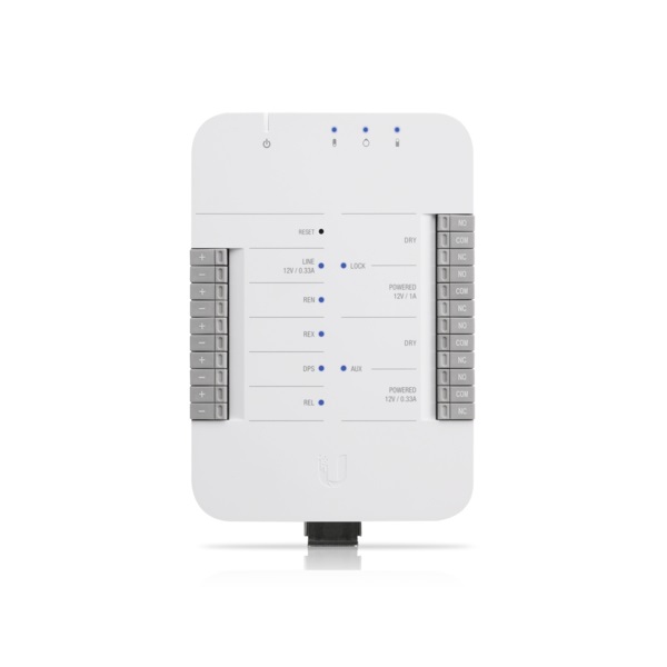 Ubiquiti Networks Access Hub - Controllore di Sicurezza per Porta Ethernet, 1000 Mbit/s, 2 Terminali di Blocco, 4 Ingressi Aggiuntivi, Alimentazione PoE