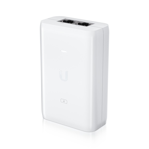 Ubiquiti U-POE-AT Adattatore PoE e Iniettore Gigabit Ethernet 30W 48V IEEE 802.3at Bianco