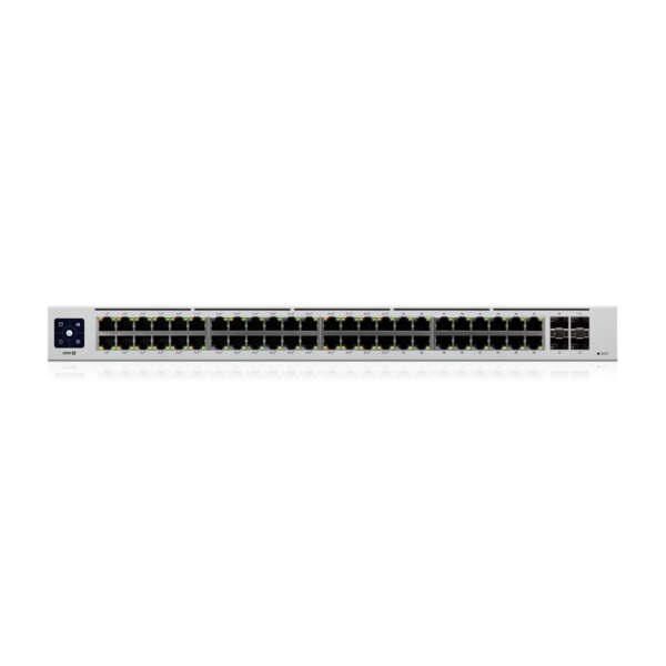 Ubiquiti UniFi USW-48-POE-EU Switch di Rete Gestito Gigabit Ethernet con 48 Porte RJ45, 32 Porte PoE e 4 Porte SFP, Potenza Totale 210W