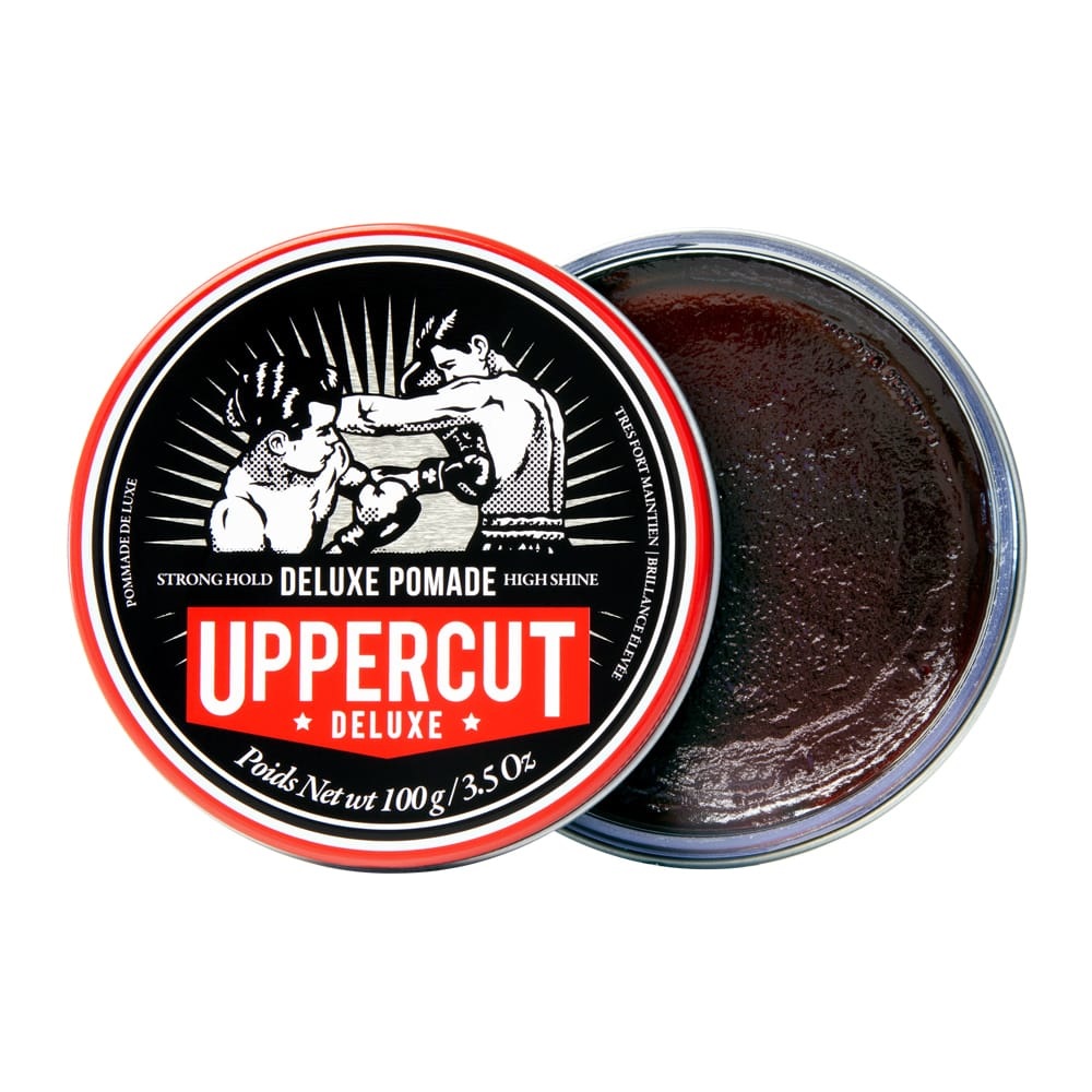 Uppercut Deluxe Pomade - Pomata per capelli forte fissazione 100 g, adatta a tutti i tipi di capelli