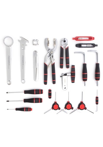 Feedback Sports Team Edition Kit di Attrezzi per Biciclette - 19 Utensili, 25 Funzioni, Borsa Organizer